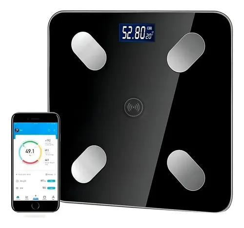 Balanza Digital Inteligente Seis Bluetooth App Baño 180kg