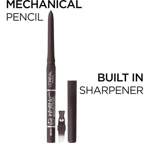 Lápiz De Ojos Mecánico L’oreal Infallible Negro 0.227 G