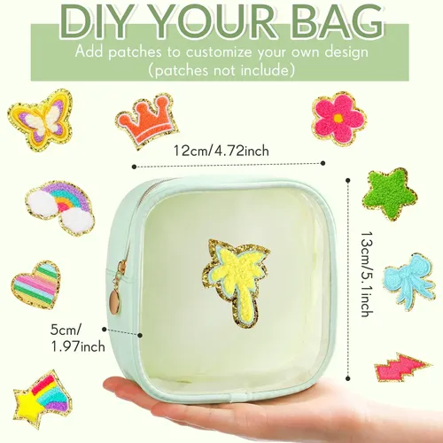 Minibolsa De Maquillaje Kacctyen, Bolsa De Nailon Para Moned
