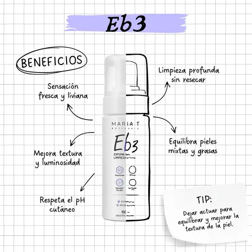 Espuma Limpieza Facial C/niacinanamida Maria T Boticario Eb3