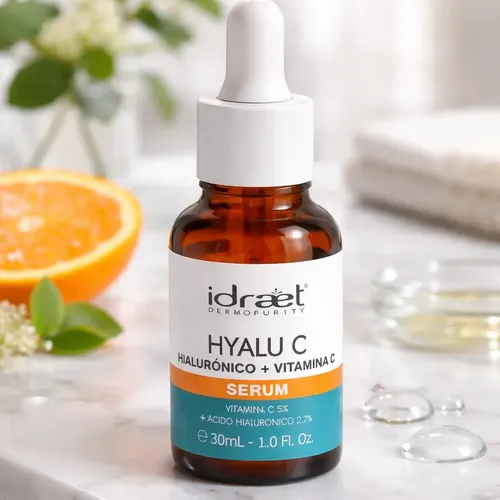 Serum Facial Hyalu C Hialuronico + Vitamina C Idraet 30ml Todo Tipo De Piel Día/noche