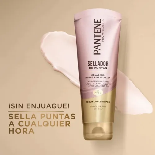 Sellador de Puntas Pantene Pro-V Miracles Colágeno Nutre & Revitaliza Serum Concentrado 90 ml