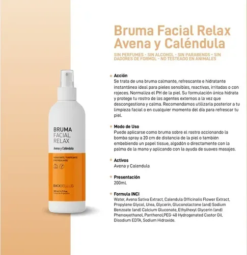 Skincare Facial Piel Sensible Rutina Diaria Biobellus