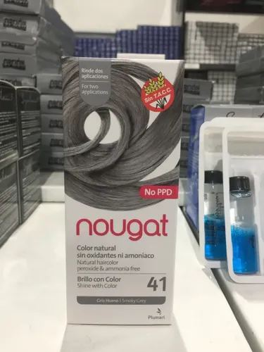 Tintura Nougat tono 41 gris humo para cabello