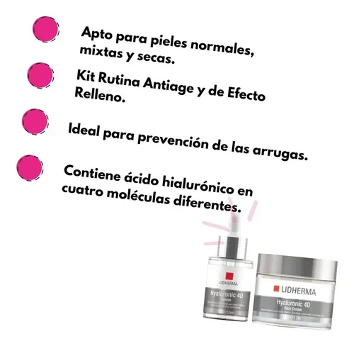 Kit X2 Hyaluronic 4d Rich Cream + Hyaluronic 4d Serum