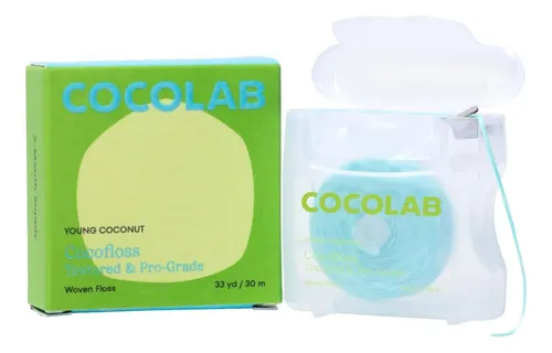 Hilo Dental Encerado Cocolab 30m Vegano Aceite Coco