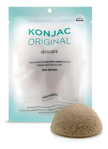 Konjac Esponja Facial De Té Verde Piel Con Manchas