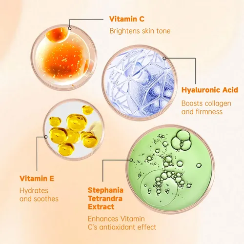 Sérum Facial Vgo Con Vitamina C De Hidratación Profunda, Paq
