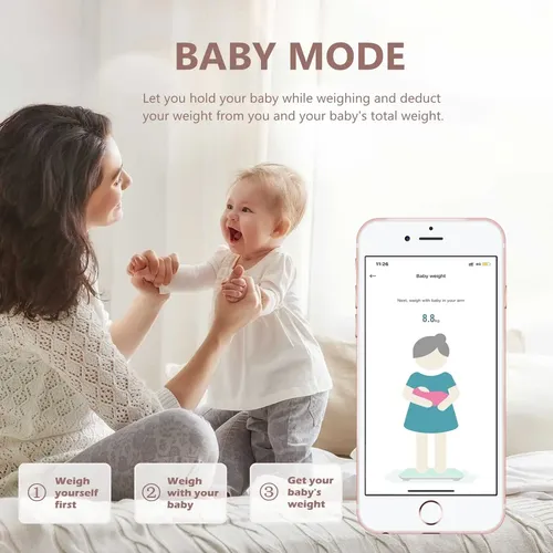 Balanza De Baño Inteligente Digital Bluetooth Para Peso Corp