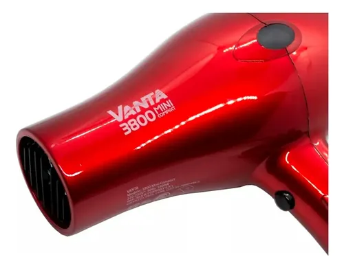 Vanta Secador De Pelo 3800 Mini Compact Profesional Rojo