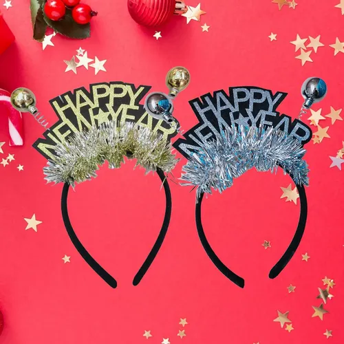 2023 Feliz Año Nuevo Diadema Pelo Aro Cumpleaños