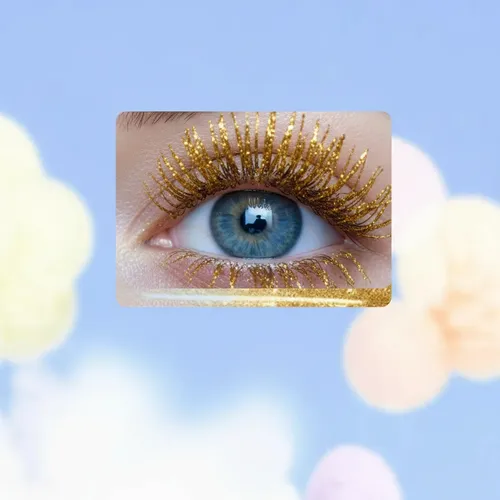 Mascara Glitter Colores Brillo Pestañas Largas Fiesta 6g