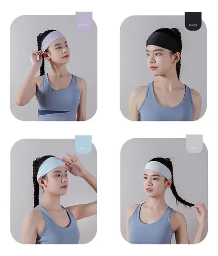 Bandas Para Cabello Yoga, Deportivas, Lisas