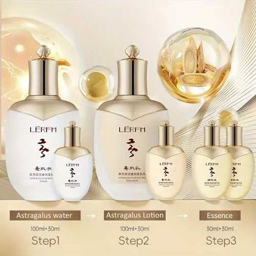 Set Facial Astrágalo 6 Pzs Con Niacinamida Y Hialurónico