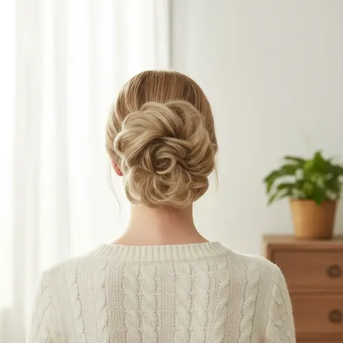 Rodete Colita De Pelo Extensión Premium Simil Natural