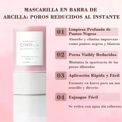L/x Mascarilla De Arcilla En Barra Con Centella Asiática