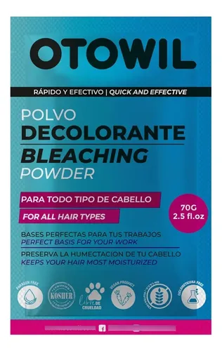 Polvo Decolorante Otowil Bases Perfectas Sobre De 70g X12un
