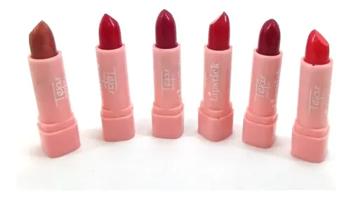 Lapiz Labial Mate Y Perlados Tejar Caja 24 Unidades Surtidos