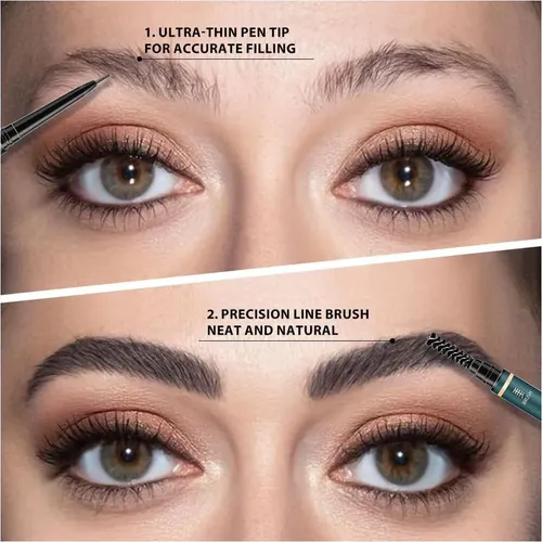 Lápices Para Cejas Wantuoluo 3 Pzs Punta Fina Waterproof