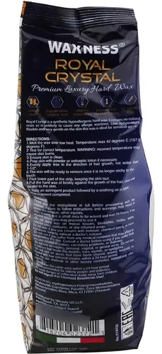 Ceras Dura En Gránulos Royal Crystal De Waxness 4,4 Lb (2