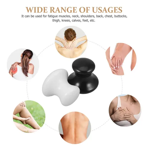 2 Herramientas Multifuncionales Para Hongos Gua Sha, Piedra