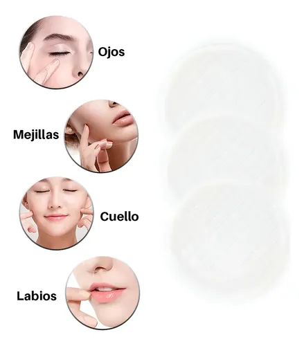 Pads Demaquillante Eco Reutilizable Limpieza Rostro Algodón