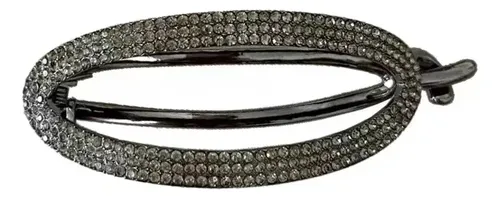 Pinza De Pelo Elegante Con Forma De Diamante H5