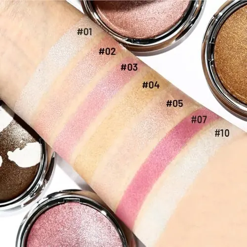 Maquillaje Iluminador Facial Champagne Glow Shimmer, Soft Pi