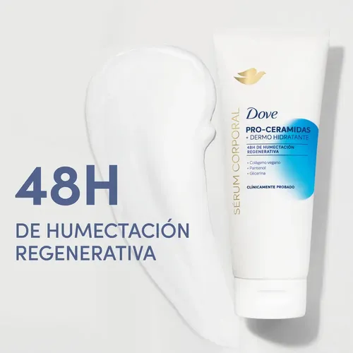 Dove Sérum Corporal Pro-Ceramidas Dermo Hidratante, Recupera Suavidad e Hidratación al Primer Uso, Piel Seca, 400ml
