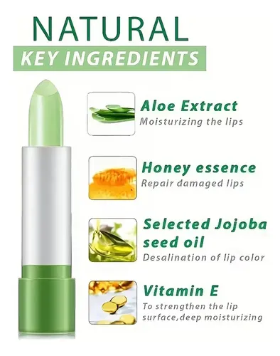 Labial Aloe Vera Cambia Color Humectante 3,5 G