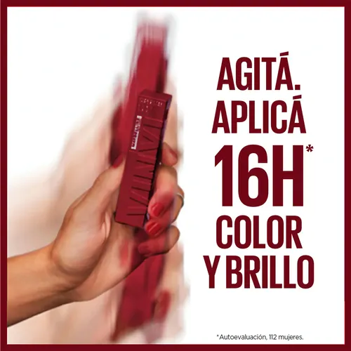 Labial Líquido Maybelline Superstay Vinyl Ink Charmed