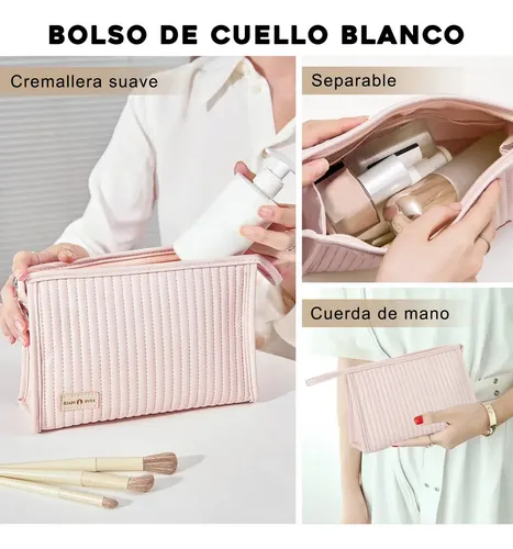 Neceser De Viaje Para Maquillaje, Estuches Y Bolsa 3 Piezas