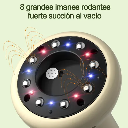 Masajeador Anticelulitis Con Función De Succión Y Ventosas Beige