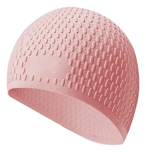 Gorro De Natación De Silicona Unisex Ajustable Protección
