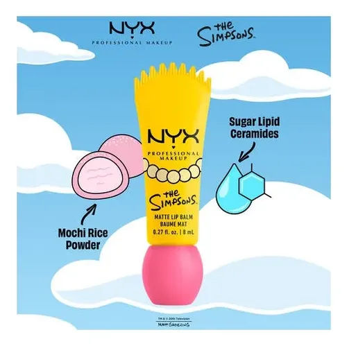 Nyx Bálsamo Labial Mate Lisa Simpson Smushy Special Edition