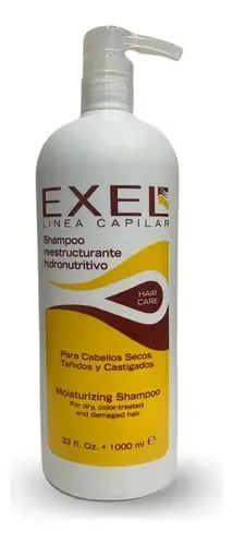 Shampoo Capilar Hidronutritivo Cabellos Secos Exel 1 Litro