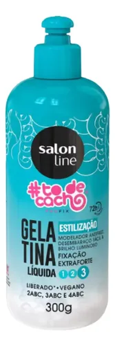 Gelatina Liquida De Estilizacion To de cacho 300 Ml Salon Line