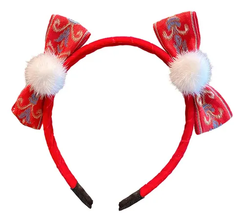 Diadema De Lazo Con Pompón Para Año Nuevo Chino