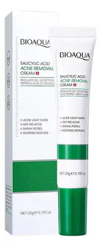 *(|f@ A Td Crema Para Eliminar El Acné Salicílico Bioaqua El