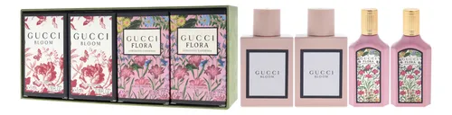 Gucci Variety De Gucci Para Mujer, Miniset De Regalo De 4 Piezas, 2 Aerosoles Gucci Bloom Edp De 0.16 Oz, 2 Aerosoles Fl