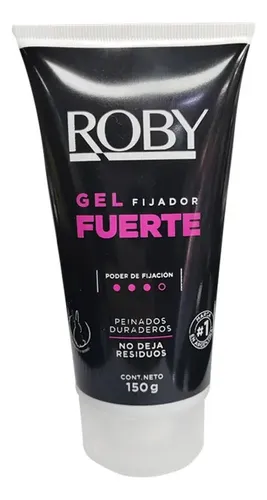 Gel Fijador Roby Fuerte X 150g Pack X3