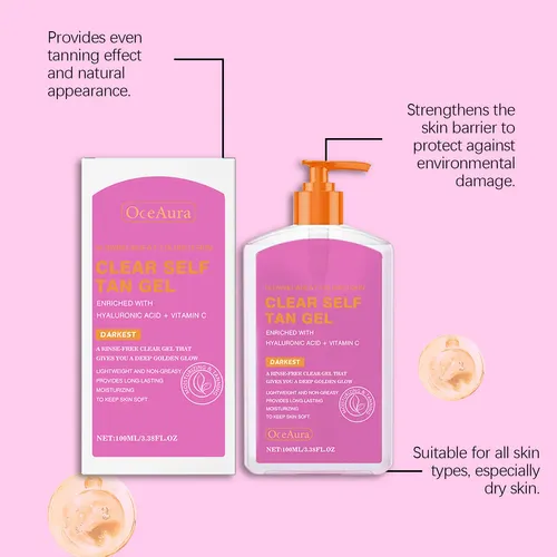 Gel Bronceador Hidratante Oceaura Para Un Brillo Bronceado