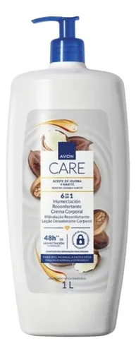 Crema Corporal Aceite De Jojoba Y Karite 1 Litro Avon Care