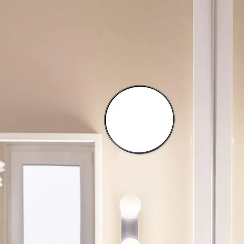Espejo De Aumento 10x Con Ventosa Para Maquillaje Negro