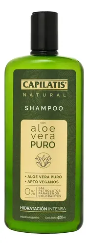 Shampoo Con Aloe Vera 100% Orgánico