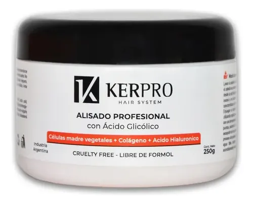 Combo Alisado Sin Formol Kerpro X250+ Finish P/termico X300
