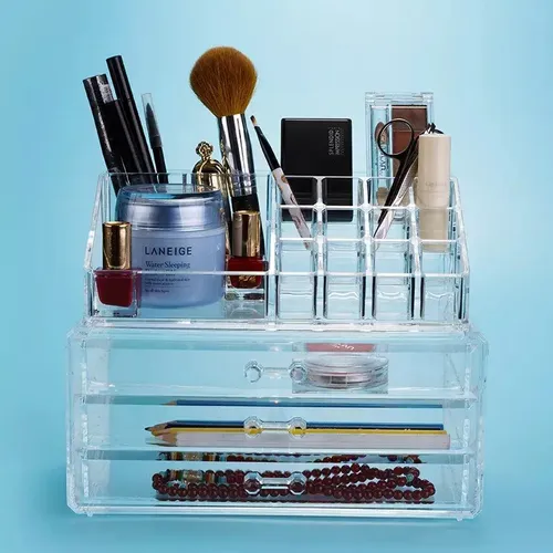Organizador Maquillaje Acrilico Cajón Caja Porta Cosméticos