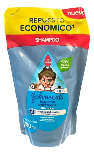 Johnson Baby Refill Shampoo Fragancia Prol X180ml