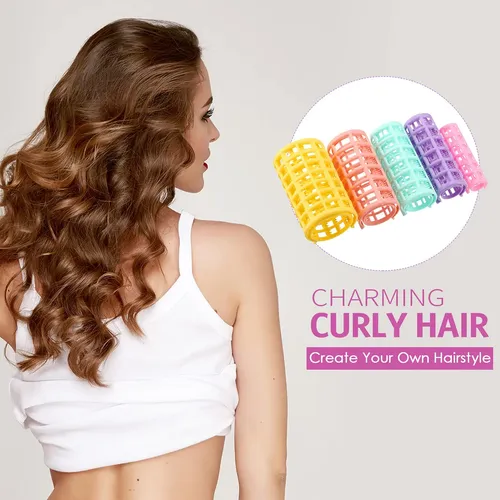 Rulos De Plástico Para Cabello Willbond 36 Piezas Con 2 Pein
