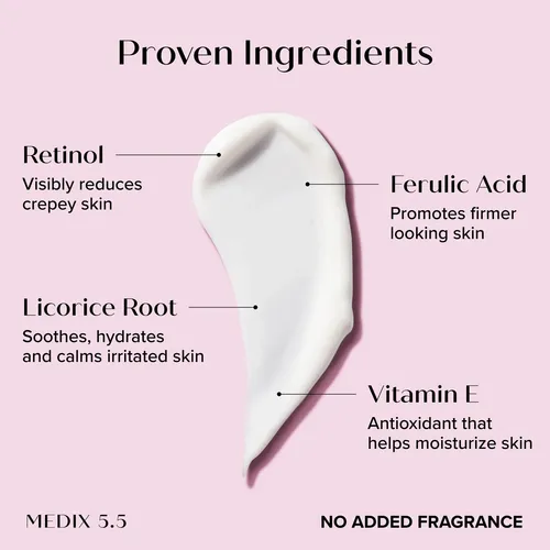Crema Hidratante Facial Y Corporal Medix 5.5 Con Retinol, 15 Todo Tipo De Piel Día/noche